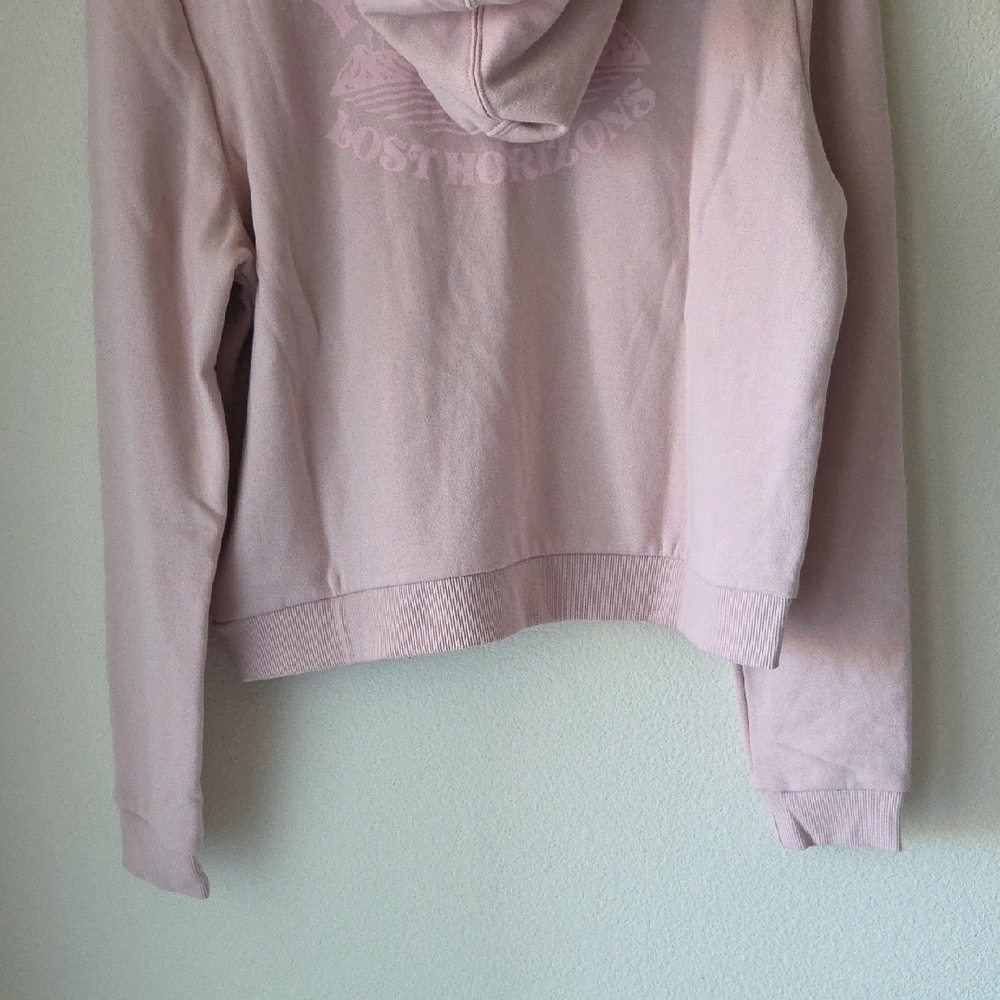 Hurley Light Pink Lost Horizon Graphic Hoodie Sz L NWT Soft Cotton Blend Comfy - Picture 9 of 13